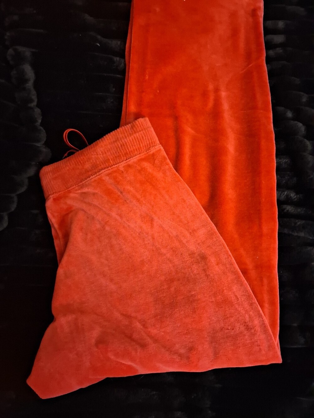Red Velvet Jogger Pants for Women - Classic Cozy Fit